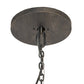 Meyda Lighting Neapolis 60" 24-Light Textured Black & Soft Gold Chandelier With Ivory Faux Candlelight