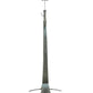 Meyda Lighting Nehoc 66" Nickel Floor Lamp Base