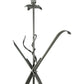 Meyda Lighting Nehoc 66" Nickel Floor Lamp Base