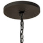 Meyda Lighting Nehring 52" 12-Light Wrought Iron Chandelier With Creme Carrara Idalight Shade