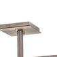Meyda Lighting Nelson 54" 6-Light Matte Clear Steel Island Pendant Light With Clear Seeded Shade Glass