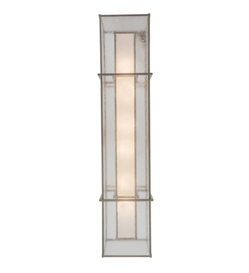 Meyda Lighting Nelson 54" 6-Light Steel Island Pendant Light With Matte Clear & Rainstone Idalight Shade Glass