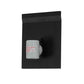 Meyda Lighting Nelson's Cinema 10" 2-Light Textured Black Tinseltown Filmstrip Personalized Wall Sconce With Arctic Idalight Shade