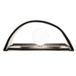 Meyda Lighting Nelson's Cinema 10" 2-Light Textured Black Tinseltown Filmstrip Personalized Wall Sconce With Arctic Idalight Shade