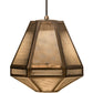 Meyda Lighting Nidos 10" Antique Copper Struttura Mini Pendant Light With Perforated Metal Shade