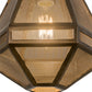 Meyda Lighting Nidos 10" Antique Copper Struttura Pendant Light