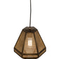 Meyda Lighting Nidos 10" Antique Copper Struttura Pendant Light