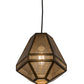 Meyda Lighting Nidos 10" Antique Copper Struttura Pendant Light