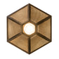 Meyda Lighting Nidos 10" Antique Copper Struttura Pendant Light
