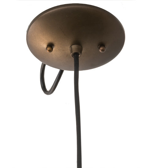 Meyda Lighting Nidos 10" Antique Copper Struttura Pendant Light
