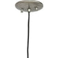 Meyda Lighting Nidos 12" Nickel Pendant Light