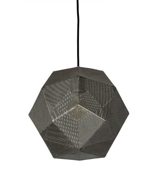 Meyda Lighting Nidos 12" Nickel Pendant Light