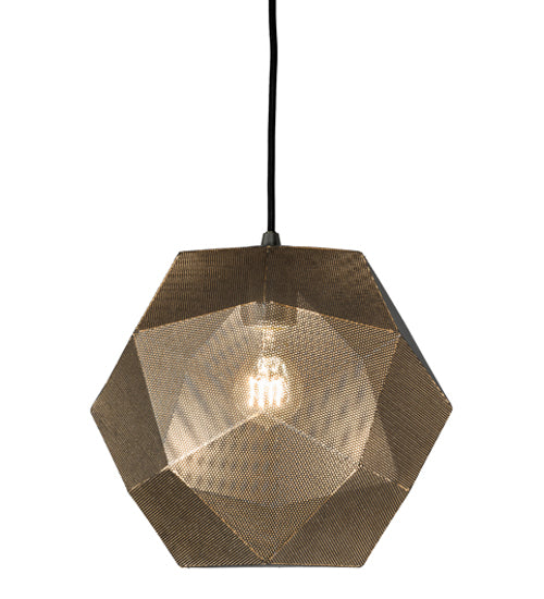 Meyda Lighting Nidos 12" Nickel Pendant Light