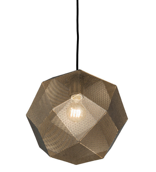 Meyda Lighting Nidos 12" Nickel Pendant Light