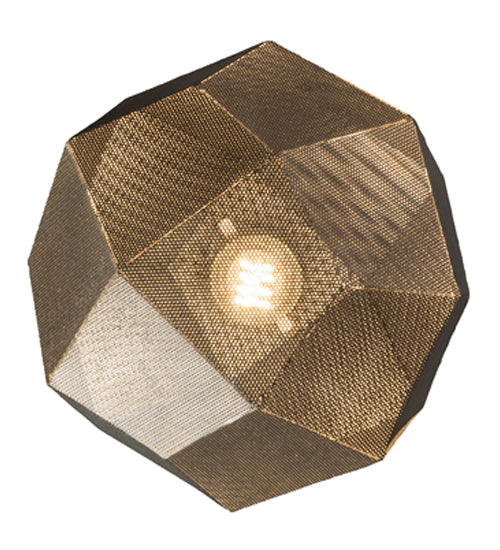 Meyda Lighting Nidos 12" Nickel Pendant Light