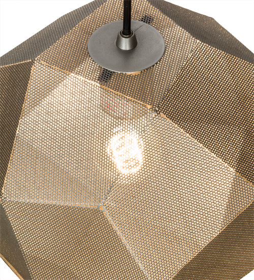 Meyda Lighting Nidos 12" Nickel Pendant Light