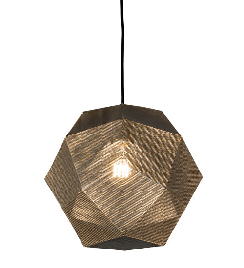 Meyda Lighting Nidos 12" Nickel Pendant Light
