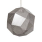 Meyda Lighting Nidos 211423 12" Nickel Pendant Light