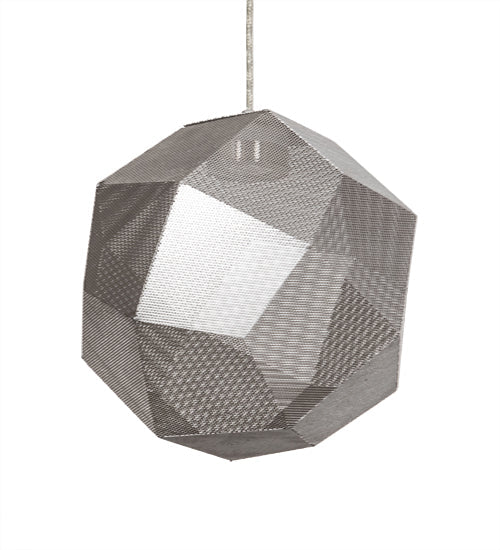 Meyda Lighting Nidos 211423 12" Nickel Pendant Light