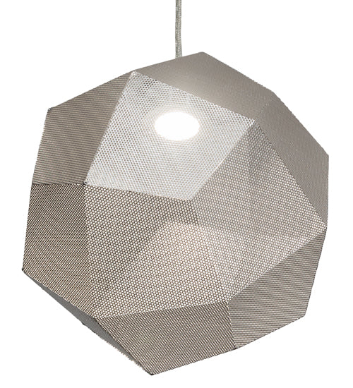 Meyda Lighting Nidos 211423 12" Nickel Pendant Light