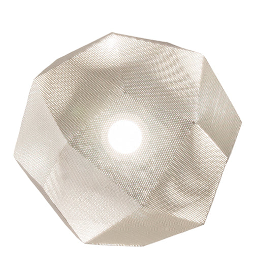 Meyda Lighting Nidos 211423 12" Nickel Pendant Light