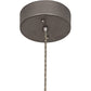 Meyda Lighting Nidos 211423 12" Nickel Pendant Light