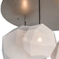 Meyda Lighting Nidos 48" 4-Light Nickel Pendant Light With White Shade