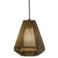 Meyda Lighting Nidos 9" Antique Copper Struttura Mini Pendant Light