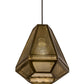 Meyda Lighting Nidos 9" Antique Copper Struttura Mini Pendant Light