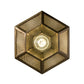 Meyda Lighting Nidos 9" Antique Copper Struttura Mini Pendant Light