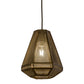 Meyda Lighting Nidos 9" Antique Copper Struttura Mini Pendant Light
