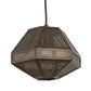 Meyda Lighting Nidos 9" Antique Copper Struttura Pendant Light