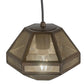 Meyda Lighting Nidos 9" Antique Copper Struttura Pendant Light
