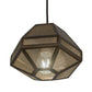 Meyda Lighting Nidos 9" Antique Copper Struttura Pendant Light