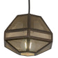 Meyda Lighting Nidos 9" Antique Copper Struttura Pendant Light