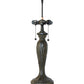 Meyda Lighting Nile 26" 2-Light Bronze "S" Cluster Table Lamp Base