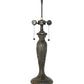 Meyda Lighting Nile 26" 2-Light Bronze "S" Cluster Table Lamp Base