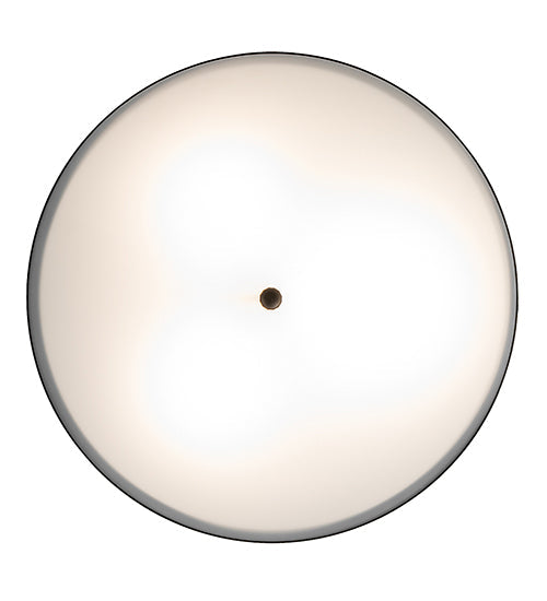 Meyda Lighting Nolan 30" 3-Light Oil Rubbed Bronze Semi Flush Mount Light With White Statuario Idalight Shade