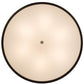 Meyda Lighting Nolan 36" 6-Light Timeless Bronze Semi-flush Mount Light With White Statuario Idalight Shade Glass