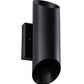 Meyda Lighting Nomad 4" 2-Light Solar Black Wall Sconce