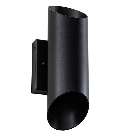 Meyda Lighting Nomad 4" 2-Light Solar Black Wall Sconce