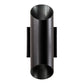 Meyda Lighting Nomad 4" 2-Light Solar Black Wall Sconce