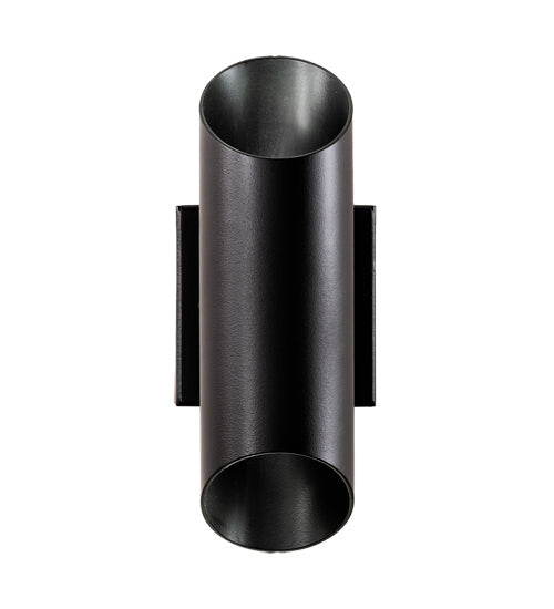 Meyda Lighting Nomad 4" 2-Light Solar Black Wall Sconce