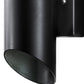 Meyda Lighting Nomad 4" 2-Light Solar Black Wall Sconce