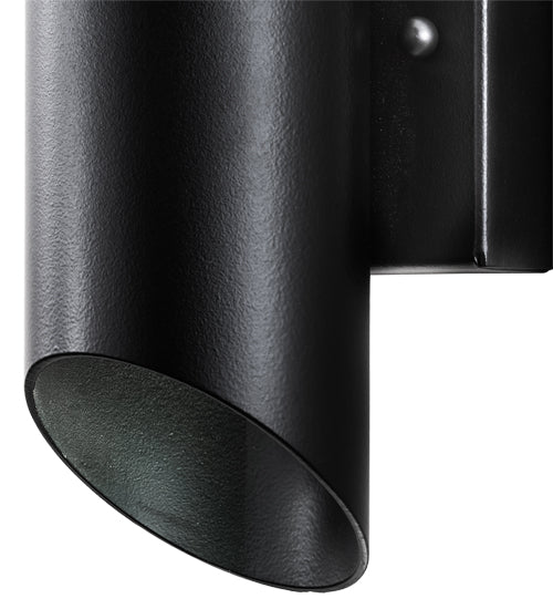 Meyda Lighting Nomad 4" 2-Light Solar Black Wall Sconce