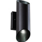 Meyda Lighting Nomad 4" 2-Light Solar Black Wall Sconce