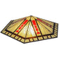 Meyda Lighting North Sonoma 60" Multi-Colored Shade Glass