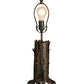 Meyda Lighting Northwoods 20" Classic Rust Table Lamp Base