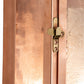 Meyda Lighting Nottingham 9" Raw Copper & Brass Wall Sconce With Clear Seeded & Frosted Shade Glass