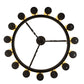 Meyda Lighting Noziroh Ring 42" 15-Light Textured Black Chandelier With Beige Botticino Idalight Shade